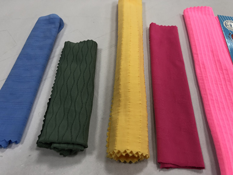 Moisture wicking nylon spandex fabric