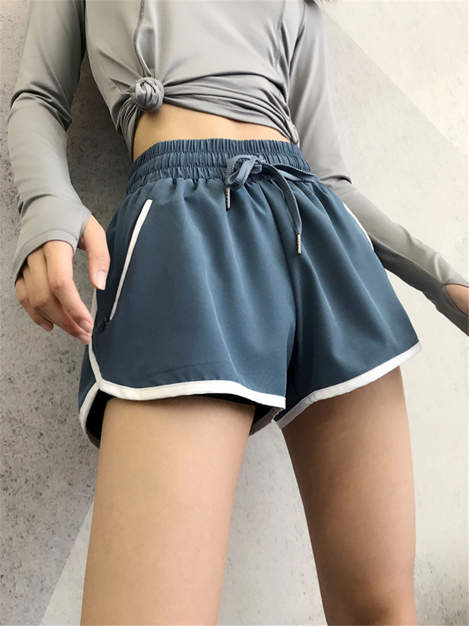 2020 summer new yoga pants anti-glare wear sports shorts