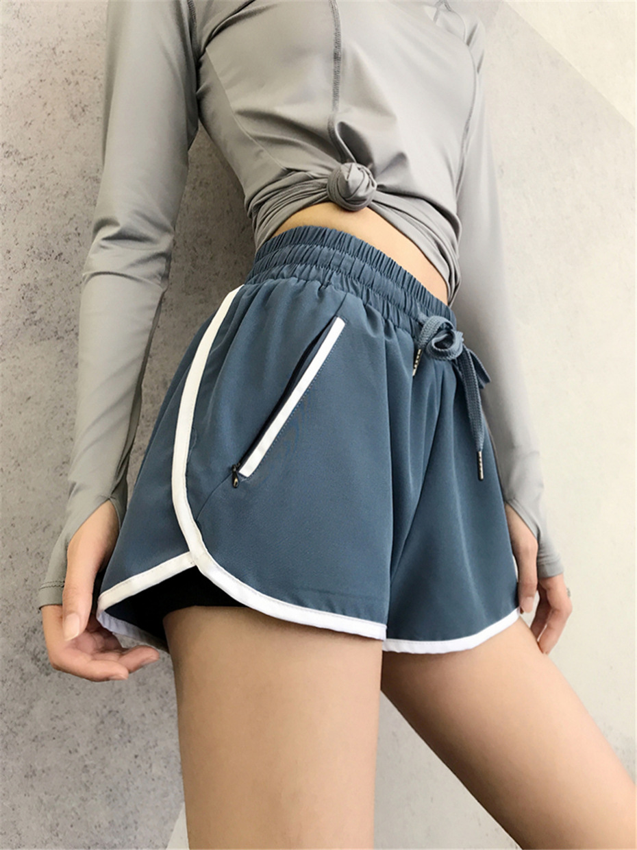 2020 summer new yoga pants anti-glare wear sports shorts