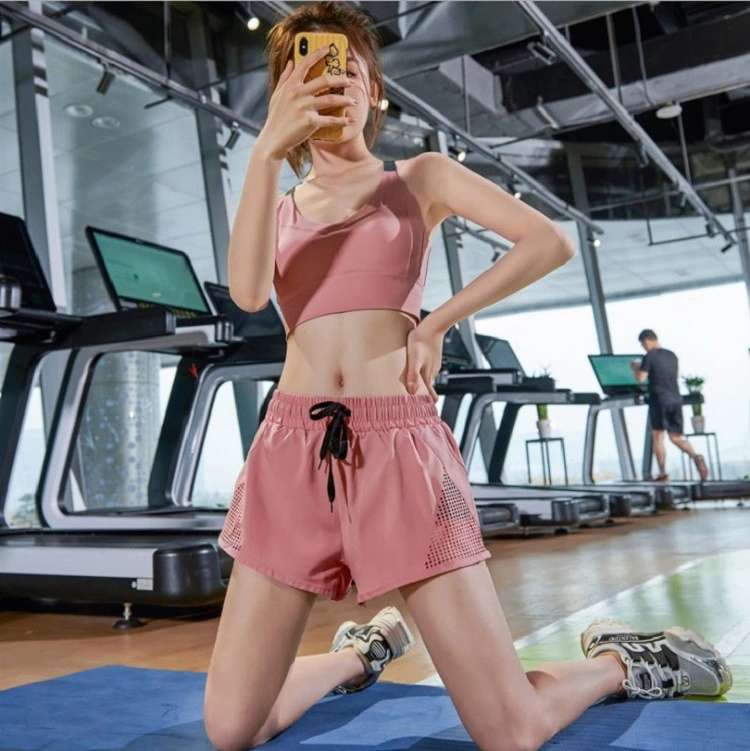 New quick-drying loose fitness pants anti-glare running sexy yoga pants