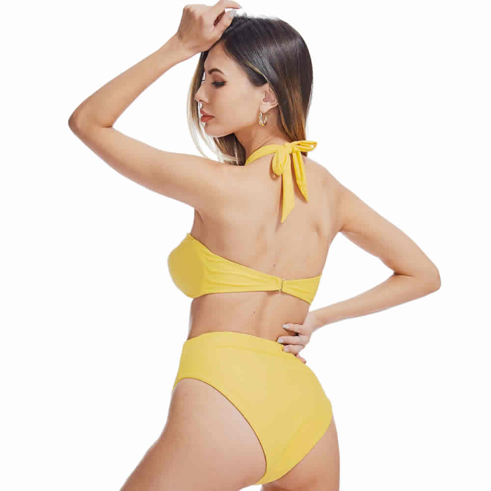 Sexy wispy adjustable swimsuit women's bra one piece beach bikini