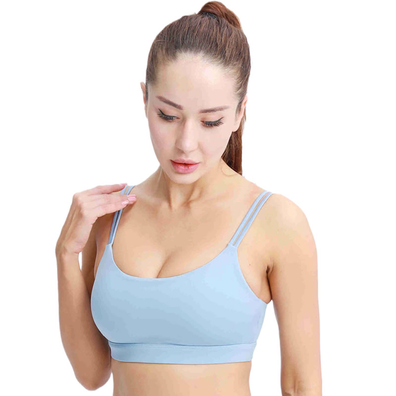Camisole style women's outer wear with beautiful back sports bra and gathered underwear
