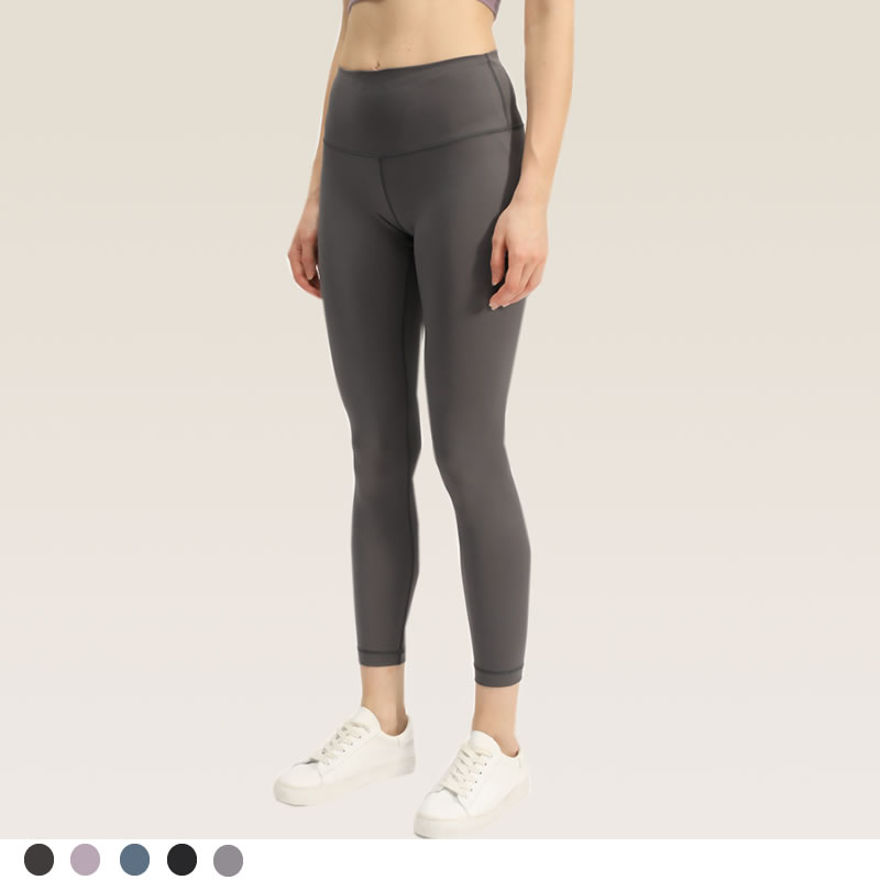 High Waist Yoga Pants with Pockets for Women Tummy Control Tight Workout Leggings Athletic Fitness