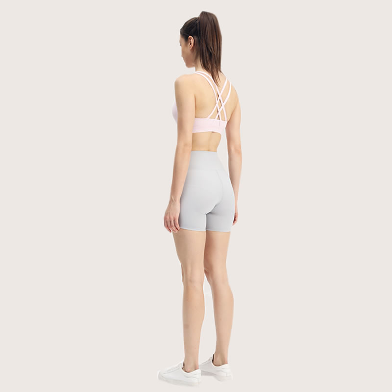 Strappy Sports Bra for Women, Sexy Crisscross Back Medium Support Yoga Bra with Removable Cups