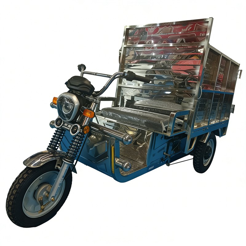 TH160S Special Purpose Electric Sanitation Tricycle 1.6m SS - SILVER COLOR