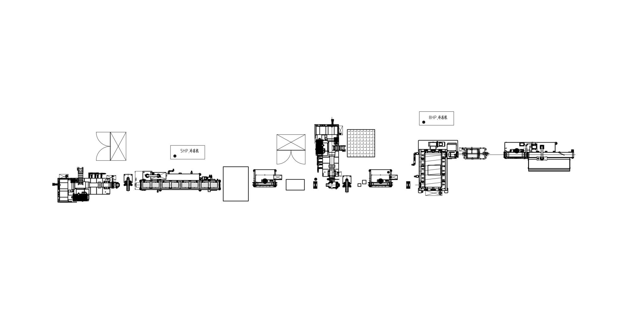 90 Water pipeline production line layout