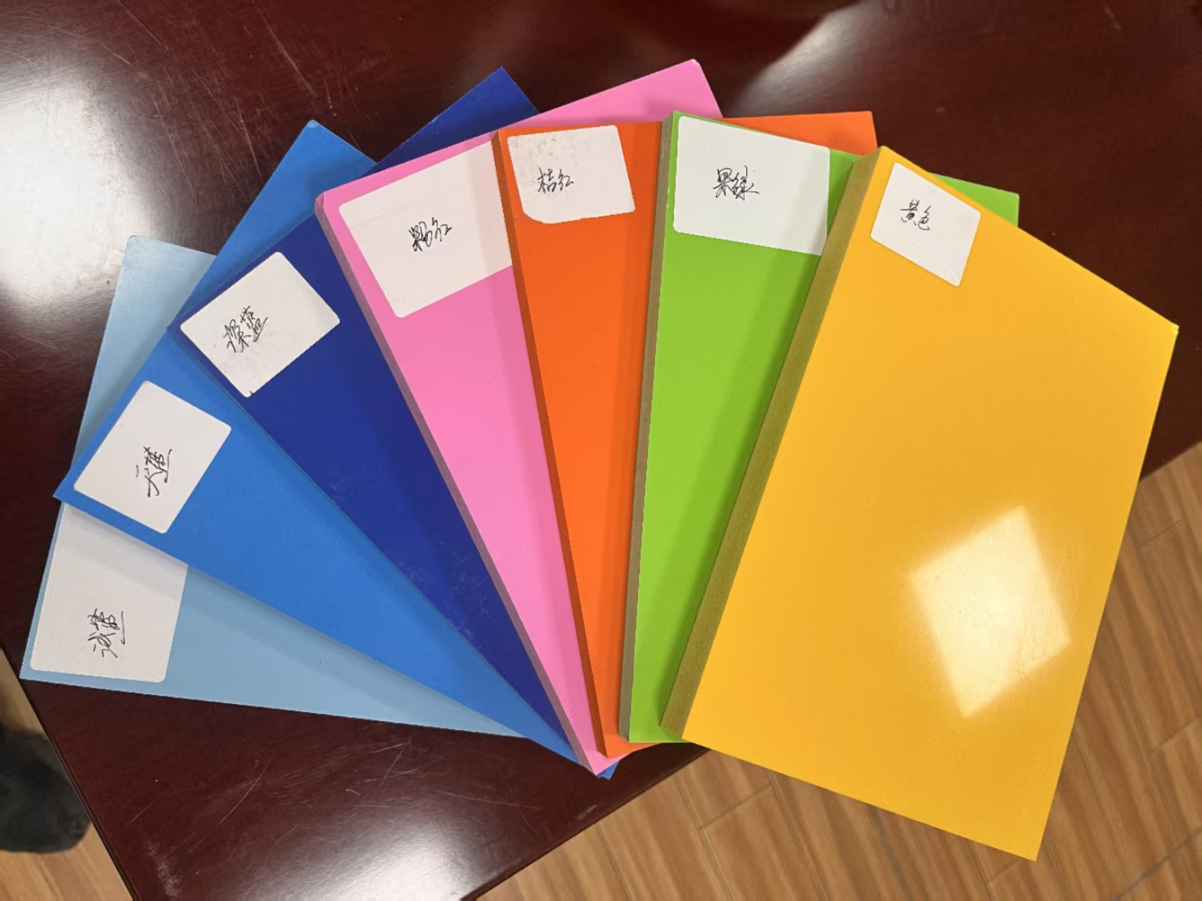 PVC colored board pictures