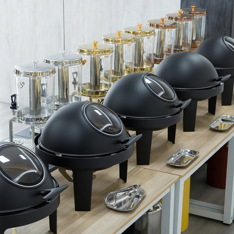 Round Rectangle Shape Buffet Chafing Dish Chafing Dish Buffet Set Stainless Steel Chafing Dish Chafing Dishes for Catering