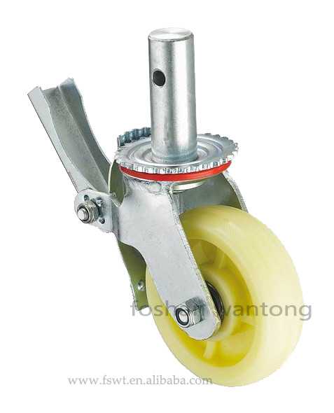 重（chóng）型花紋尼龍鷹架腳輪（支架規（guī）格6mm）