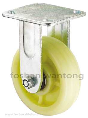 重型花紋尼龍輪（lún）固定腳輪(支架6mm、5.2mm)