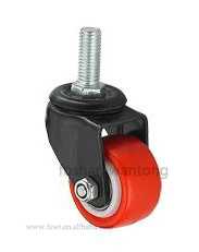 聚氨酯PU小金剛絲杆萬向輪