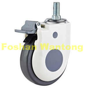 醫療腳輪絲杆萬向輪帶刹（shā）車