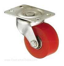 雙軸聚氨酯PU腳輪萬向輪