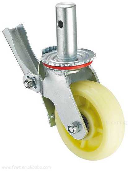 重型鷹架尼龍花紋輪子