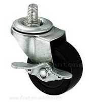 輕型扁輪係列邊刹絲杆旋轉輪子