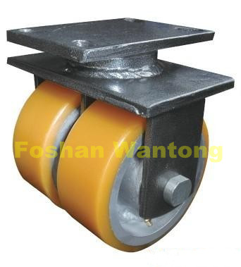 可按客戶要求定做異型腳輪，超（chāo）重型腳輪