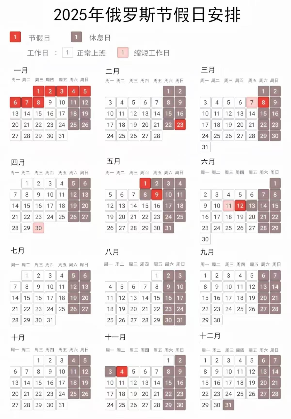 2025年俄罗斯假期安排：跨境电商运营必看指南,珲春畅达电子商务有限公司