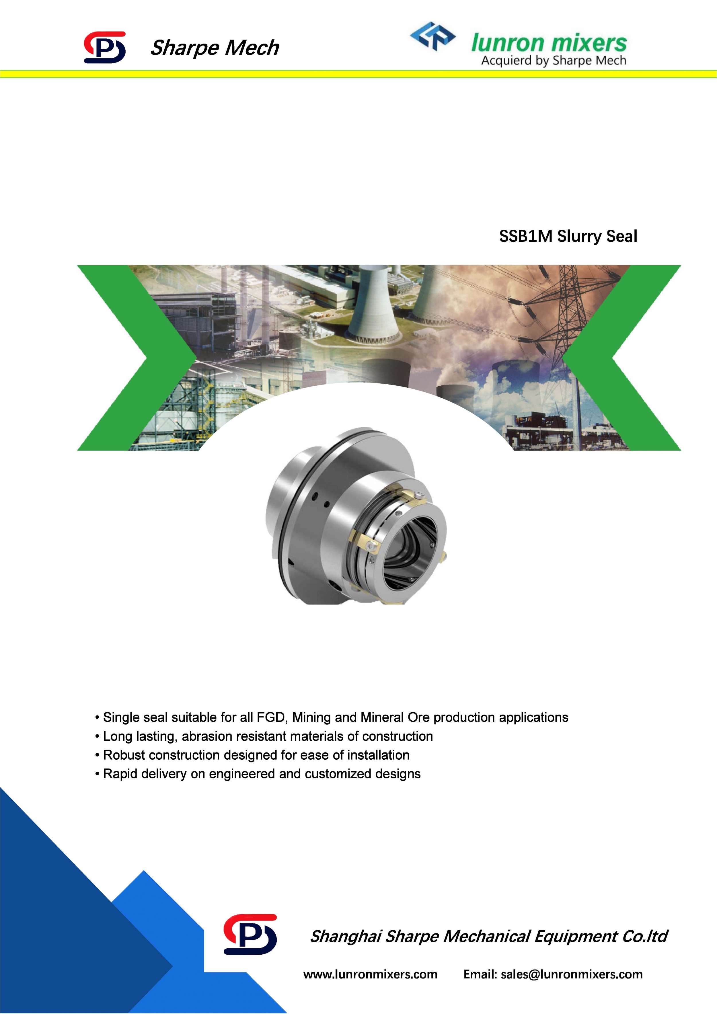 SSB1M series slurry seal