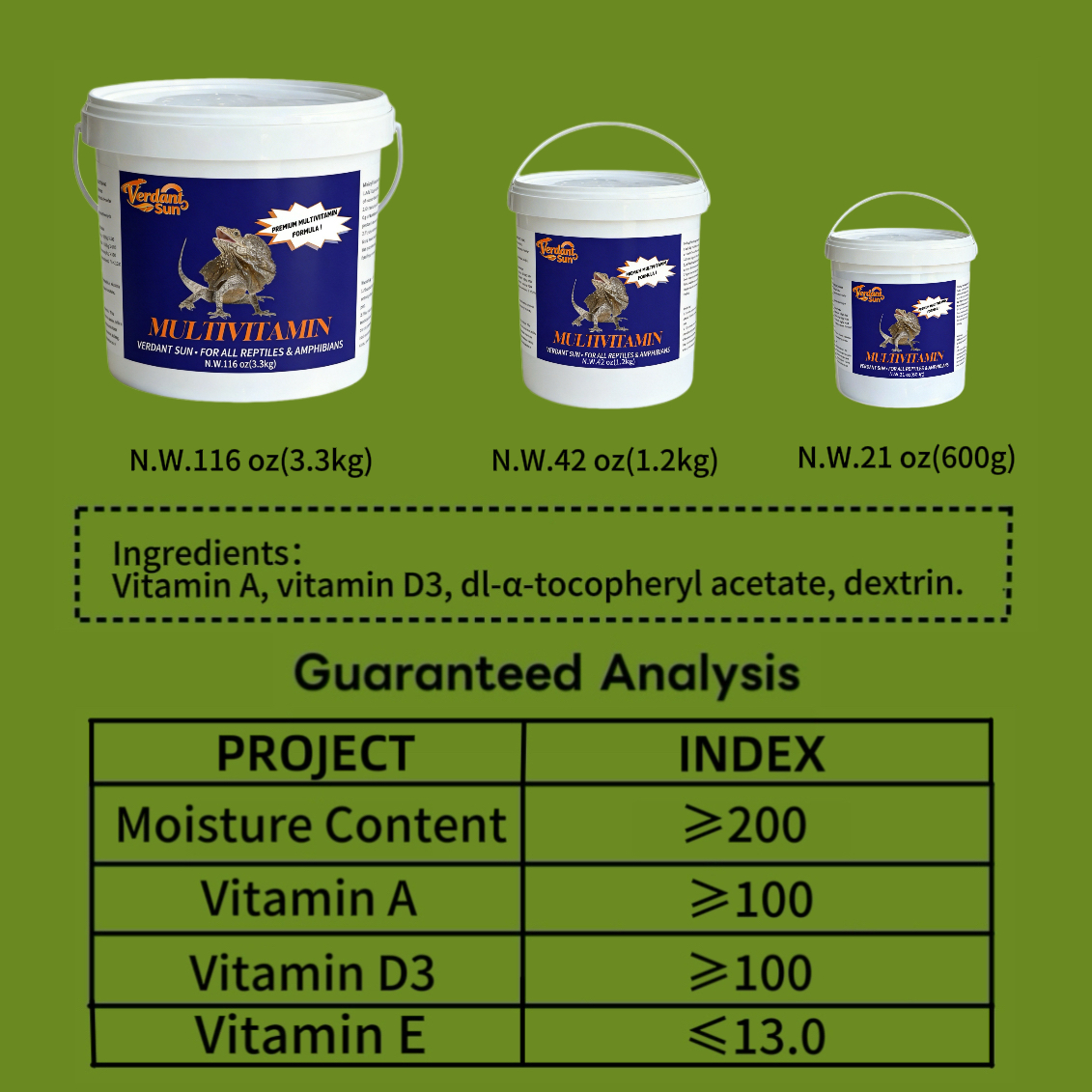 Reptiles Multivitamin Powder