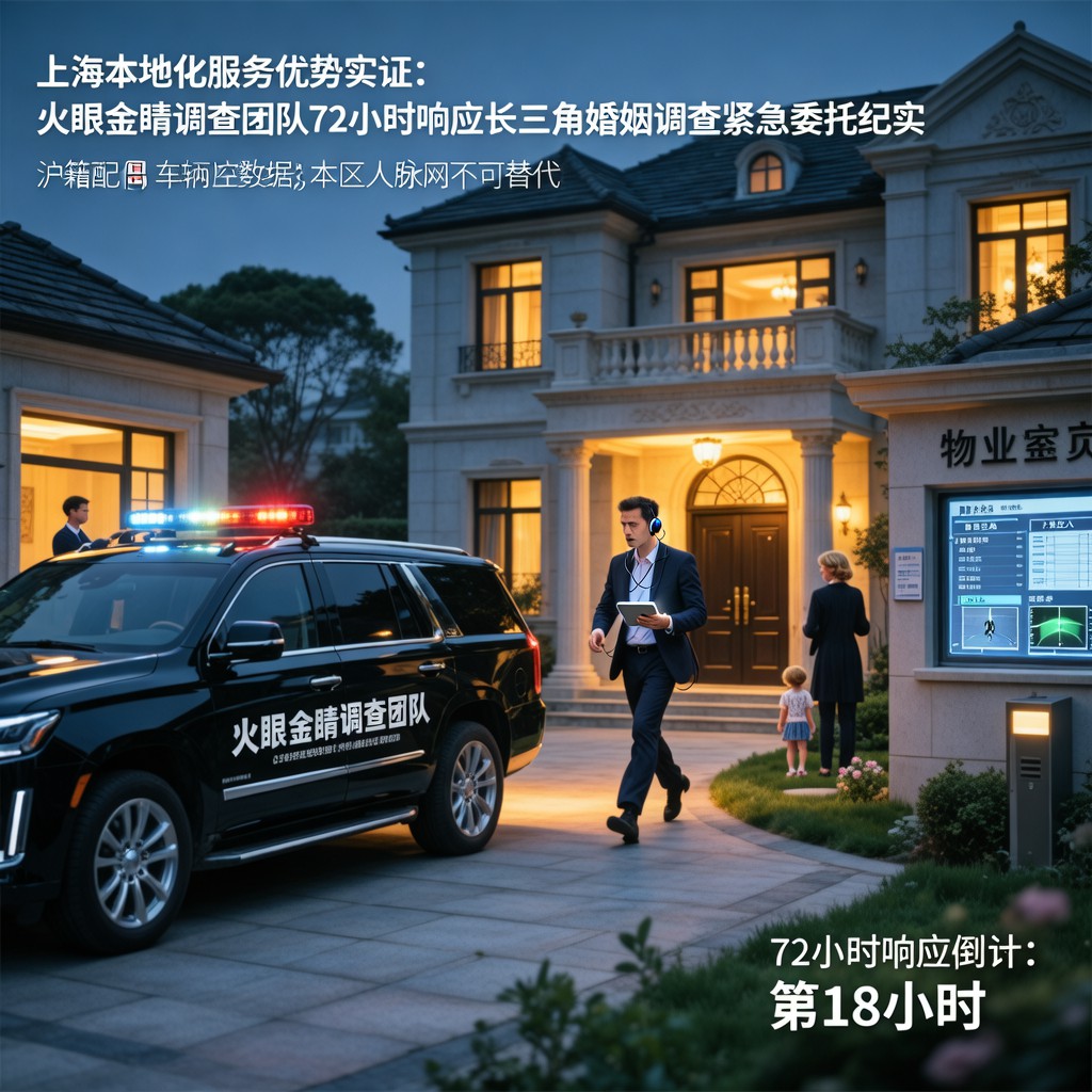 上海本地化服务优势实证：火眼金睛调查团队72小时响应长三角婚姻调查紧急委托纪实