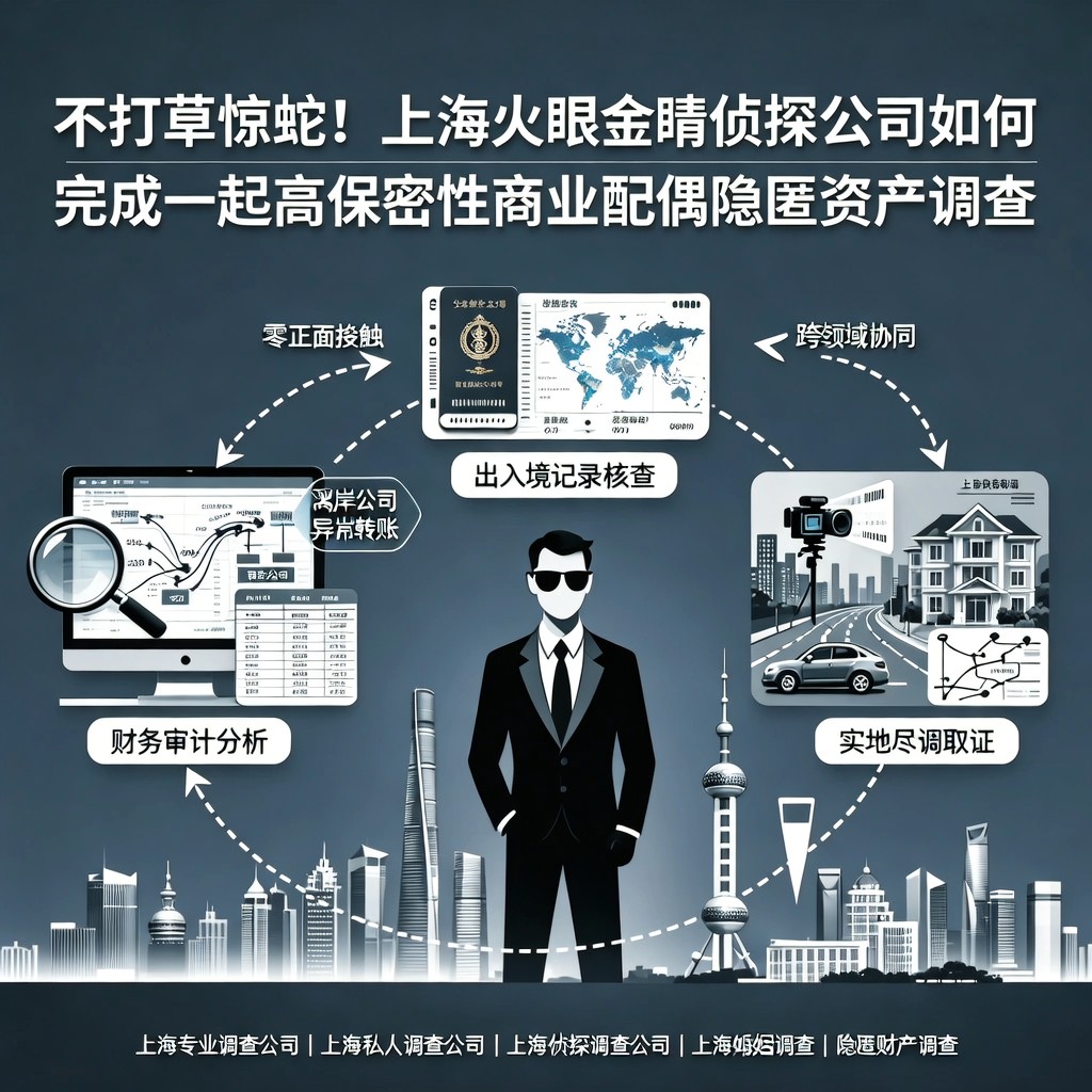 不打草惊蛇！上海火眼金睛侦探公司如何完成一起高保密性商业配偶隐匿资产调查