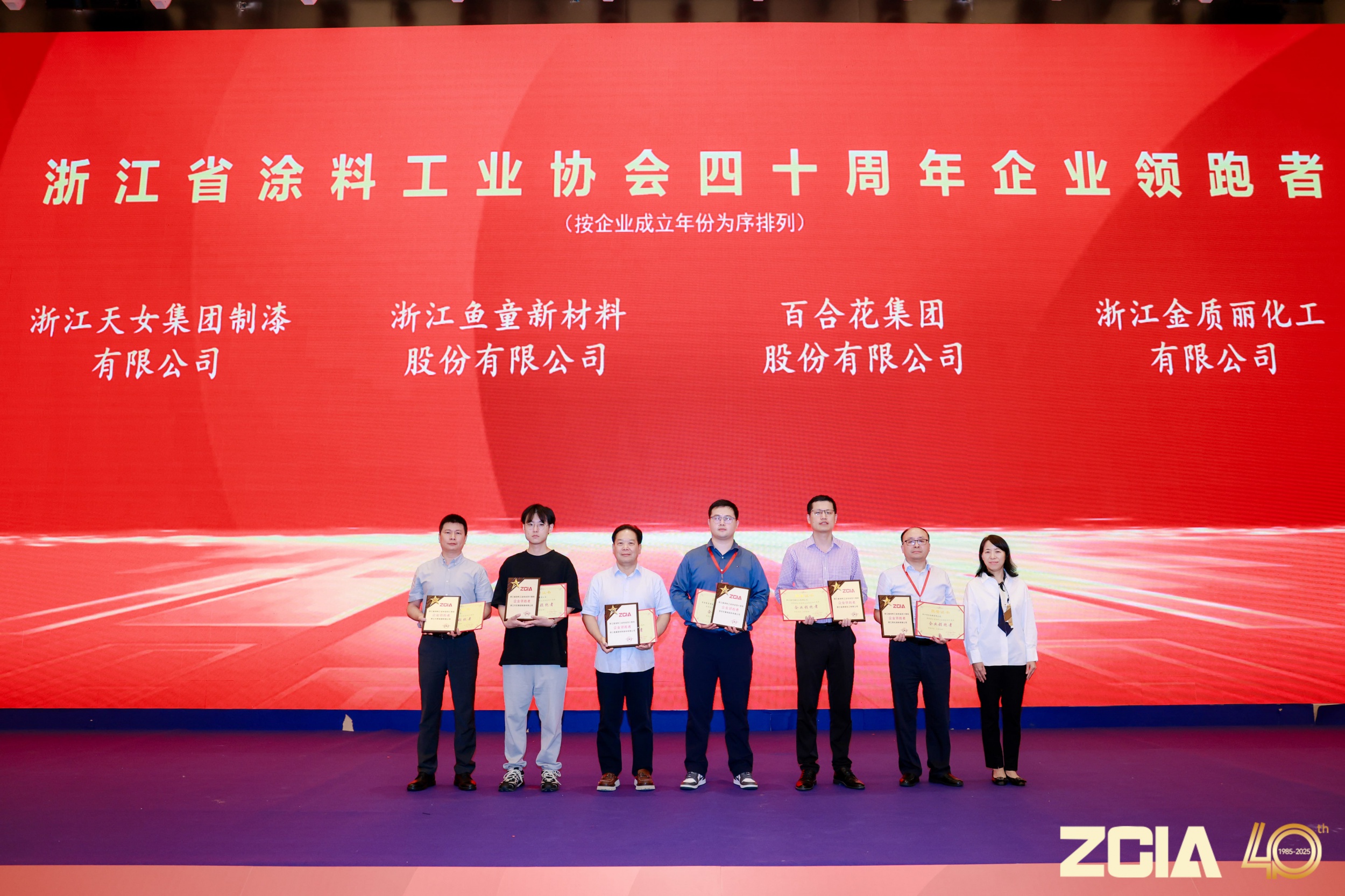 350vip浦京集团被评为浙江省涂料工业行业四十周年领跑企业