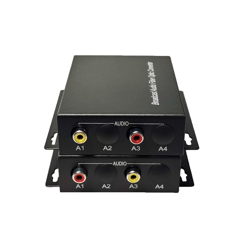 1 channel bidirectional RCA Audio to Fiber Media Converter