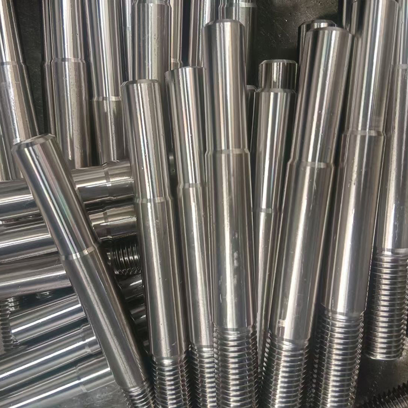 Stud Bolt Inconel 718 58- 11UNC L=60 mm ASME B16.5 Xylan-1070 PTFE