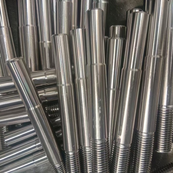 Stud Bolt Inconel 718 58- 11UNC L=60 mm ASME B16.5 Xylan-1070 PTFE