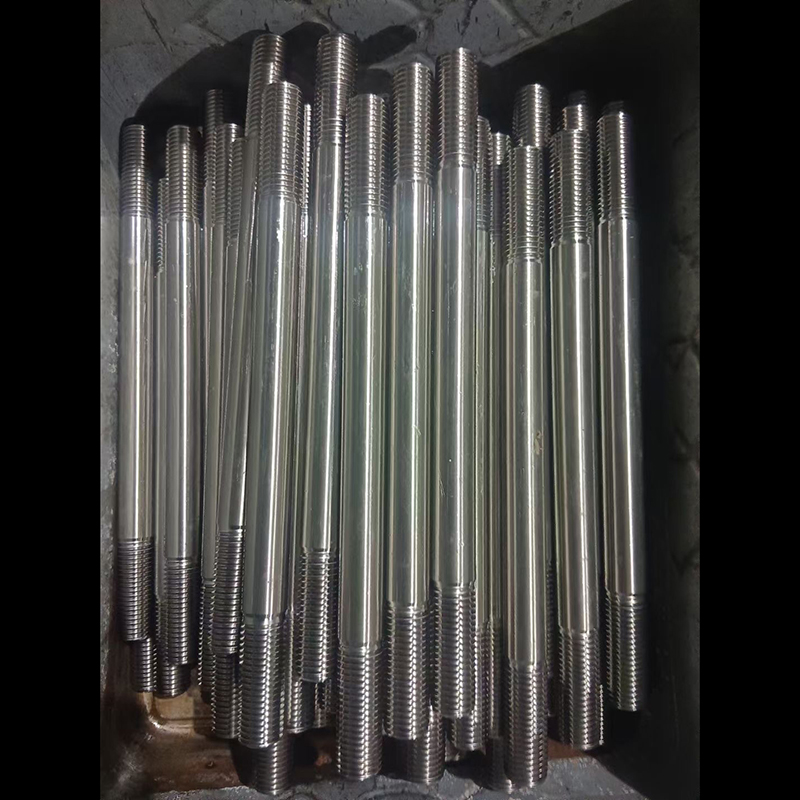 Stud Bolt Inconel 718 58- 11UNC L=60 mm ASME B16.5 Xylan-1070 PTFE