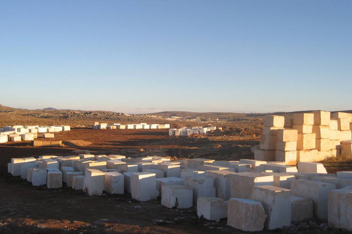 Marble block processing