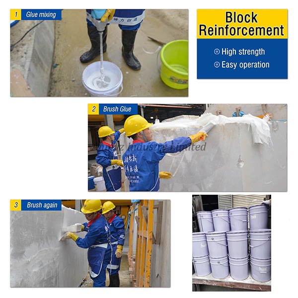 AZ-1627 Stone Adhesive/Epoxy Resin for Block Wrapping/Coating/Envelope/Crack repair/Reinforcement