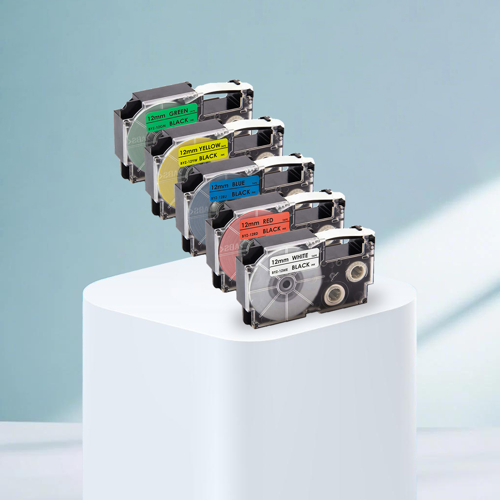 Compatible label tape for Casio