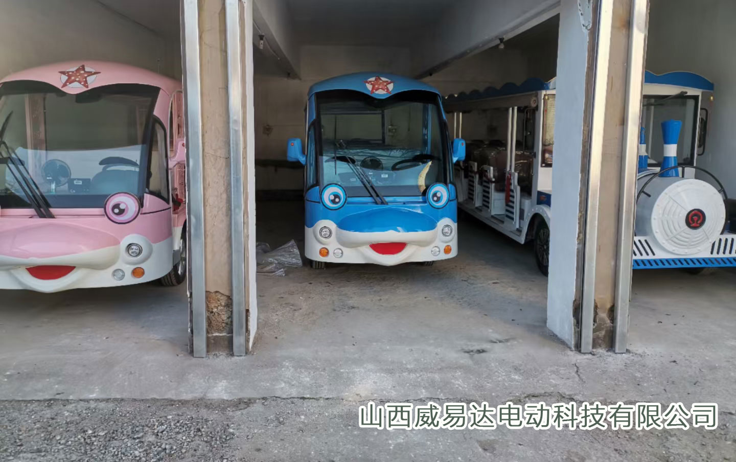 18座海豚观光车用于济南动物园营运