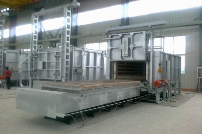 Печь сопротивления с выкатным подом