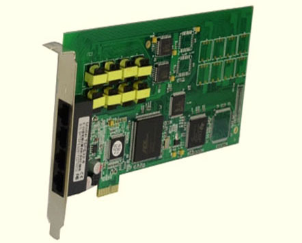 电话录音卡T5PE32-8路/16路/32路 PCI-E插槽