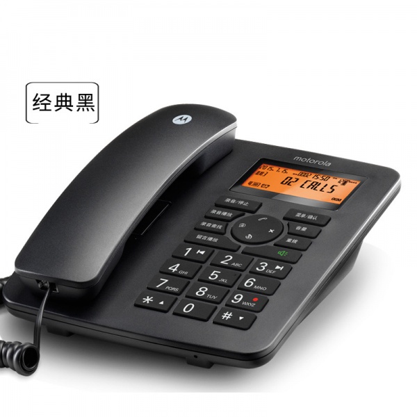 录音电话机  通话自动录音存储调取  固定电话录音答录留言 SD卡 USB 摩托罗拉CT111C