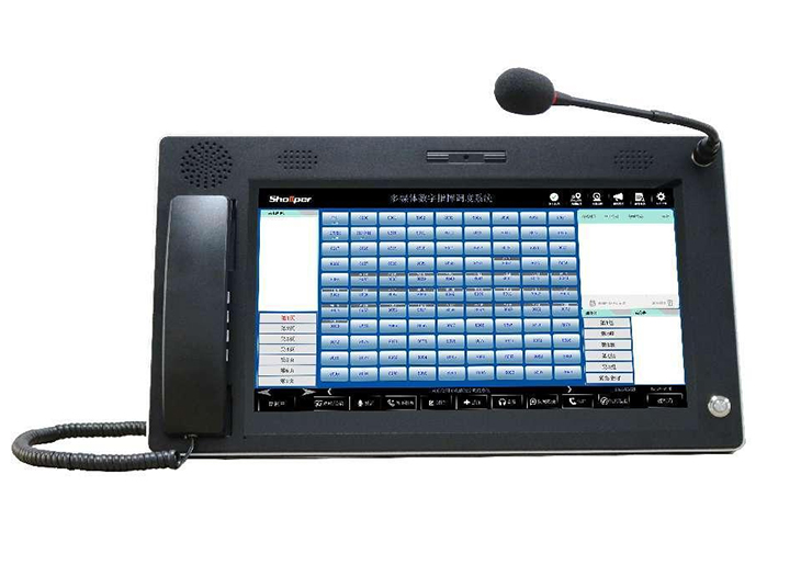 SPC156D（IP）触摸屏调度台（带麦）