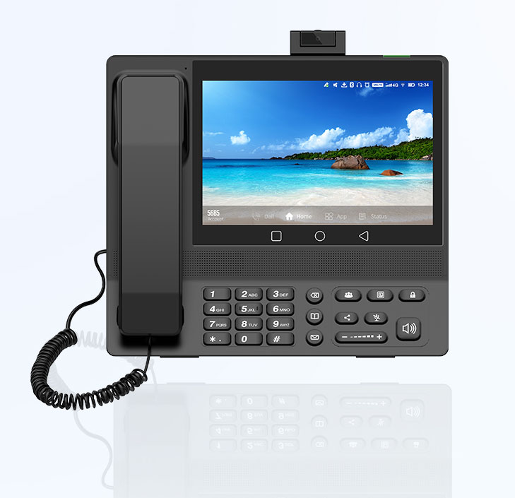 SVP3390 视频话机 千兆 WIFI 蓝牙 8英寸电容触摸屏 高清摄像头