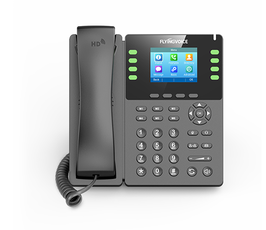 P23G/P23GW   2.8”  IPS彩屏 8个SIP账号 2.4G& 5GHz Wi-Fi 千兆双网口 U盘录音 PoE 可挂墙