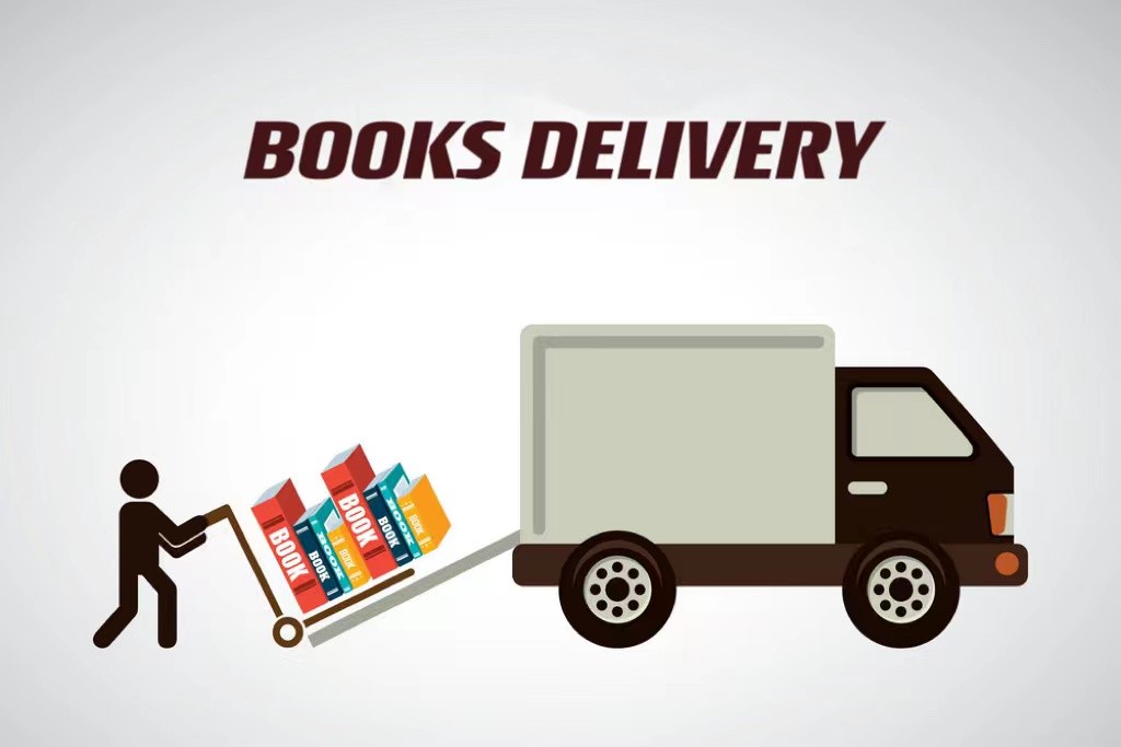 How does Keyfine transport books around the world?