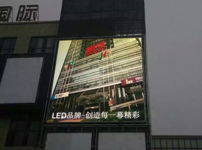 上海115平方PH10户外全彩led显示屏项目