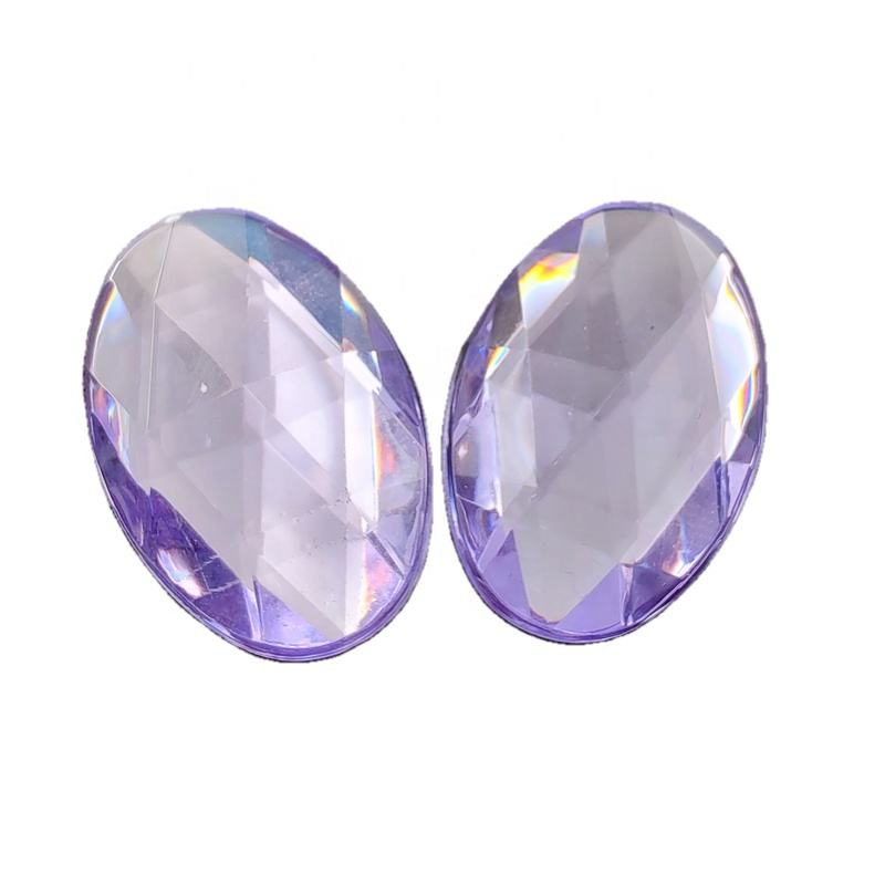 Factory new design 18*25mm rectangle shape flat back sew on acrylic gem resin rhinestone for bag