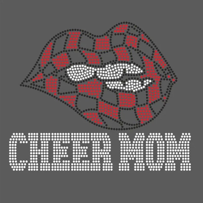 Fire Hotfix Rhinestone Iron On Transfers for T Shirts Sparkle Bling Designs For Clothing