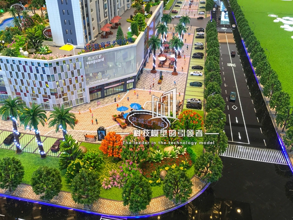 建筑模型的色彩的搭配和地形有什么关系