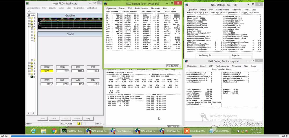 SINAMICS PERFECT HARMONY GH180 GenI/GenII/GenIII/GenIV/6SR5, Power cell 260 A Debug Tools v 5.4.0.1