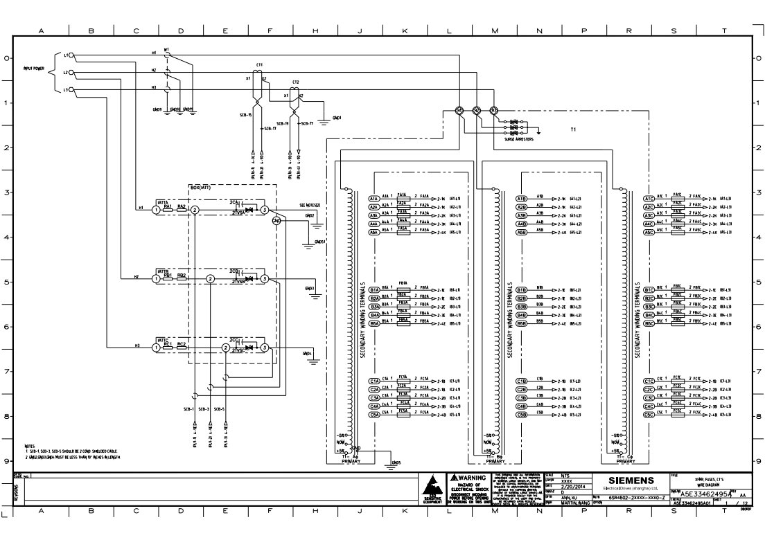 ROBICON Perfect Harmony MV Converter Wiring Diagram Siemens Electrical Drives Shanghai Ltd