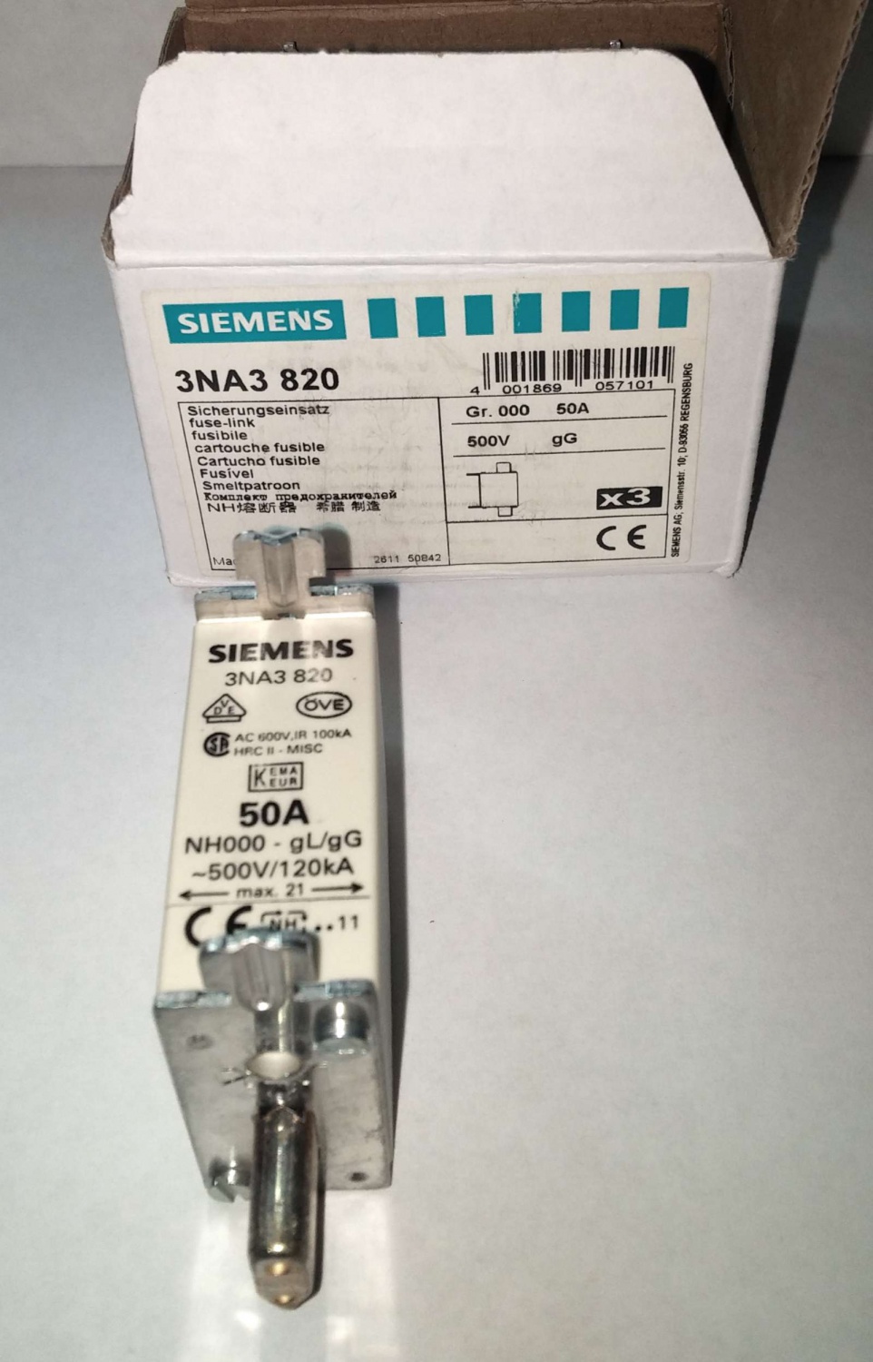 Siemens Robicon G3E CELL FUSE A5E33783835 6SR3960-0JA00-0AM1 A5E33783830 6SR3960-0JA01-0AM1