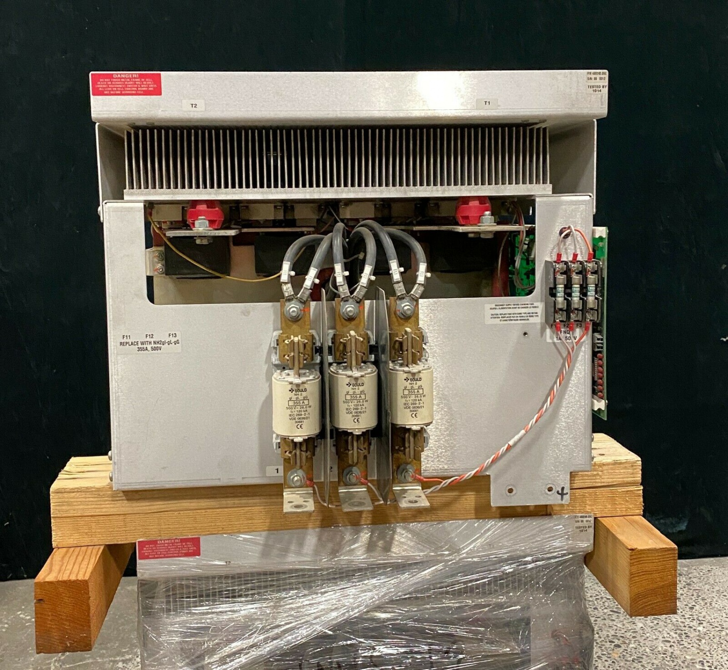 Siemens Robicon Perfect Harmony GH180 VFD GENV Power Cell A5E40873342 200A, 750V 6SR5902-0AE01-0AM0