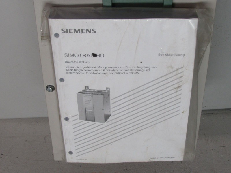 Siemens SIMOTRAS HD DC power controller  6SG7082-0EB60-0